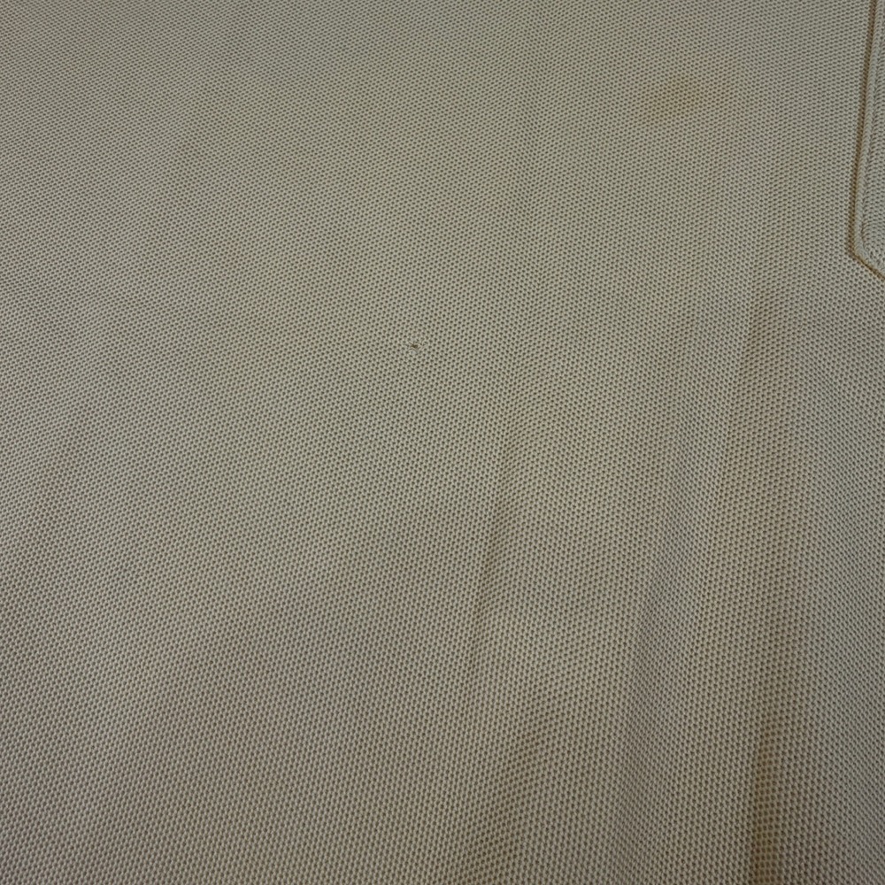 L.L. Bean Polo Shirt Mens XXL Pique Short Sleeve Yellow Pocket Cotton - Picture 5 of 8